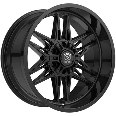 Edge Off-Road 303B 20x9 5x5''/5x5.5'' +0mm Gloss Black Wheel Rim 20'' Inch
