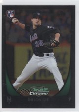 2011 Bowman Chrome Dillon Gee #192 0f4