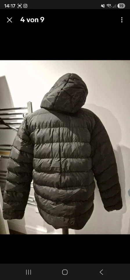 Bench Herren Gaudino Puffer Jacke Schwarz - XL Neu - Bild 4 von 4