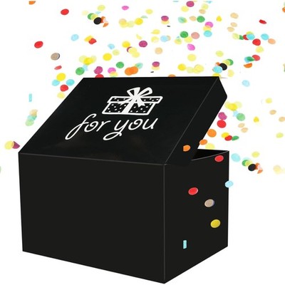 Geschenkbox Explosionsbox Geschenkidee Pop-up Überraschung Konfetti Geburtsta...