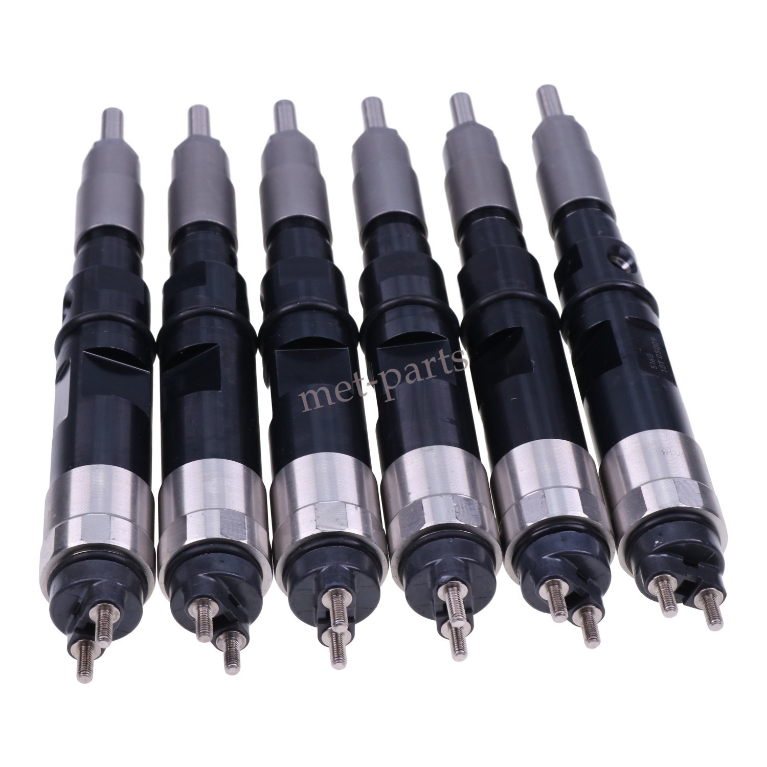 6X Fuel Injector RE518725 095000-5160 for John Deere 330CLC 370C Excavator