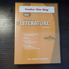 Holt Teacher One Step Elementi di Letteratura Primo Corso Software PC - SIGILLATO