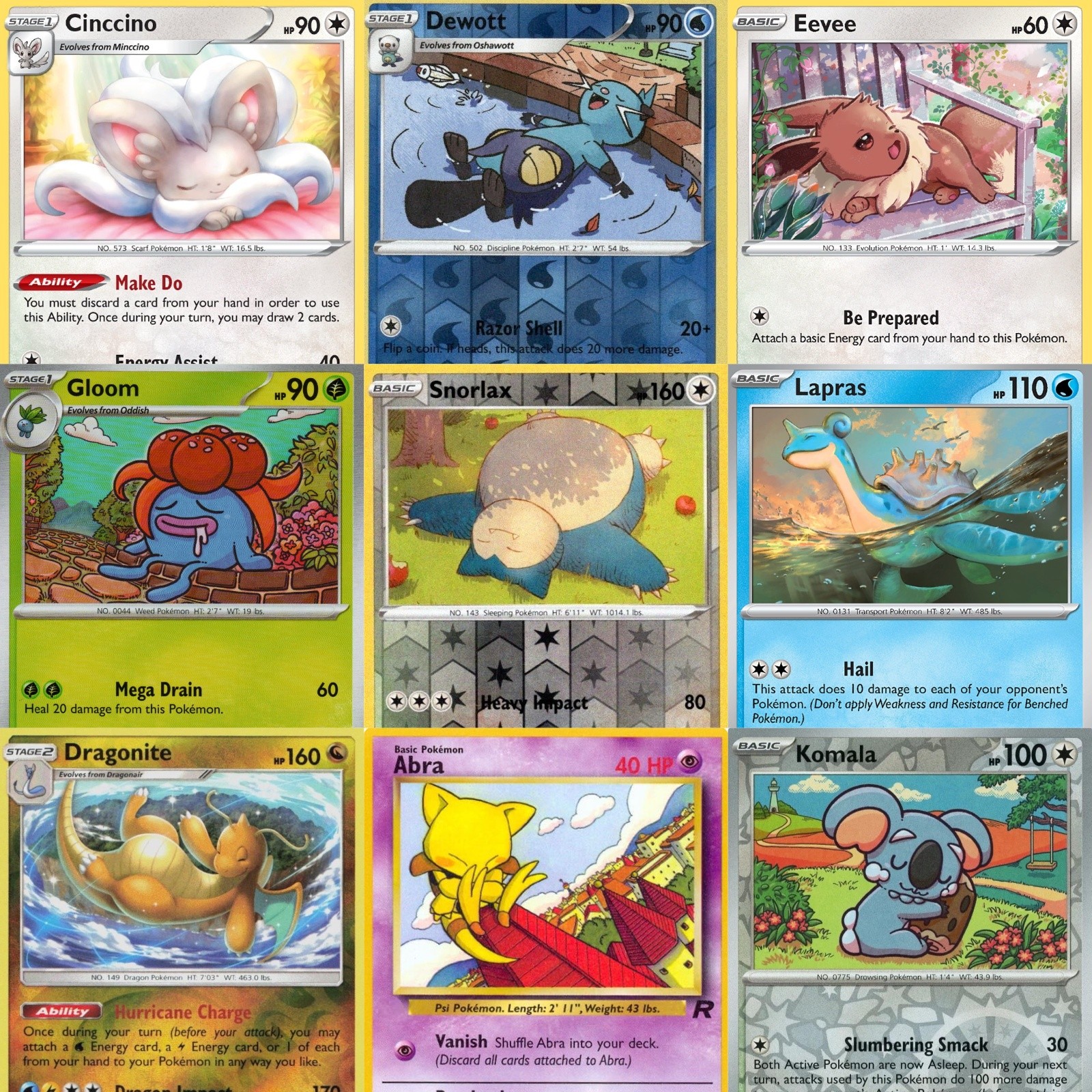 Sleeping Pokemon - Pick Your Pokemon Cards - NM/LP - Vintage to Modern