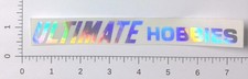 Ultimate Hobbies Orange CA RC Car Truck Plane Holographic Promo Sticker Decal