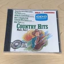 Karaoke: Country Hits Male vol 2 CD G Garth Travis Tritt Strait SEALED 
