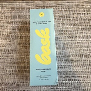 Bask Suncare Daily Invisible Gel Sunscreen SPF 40 Broad Spectrum 1.7 oz