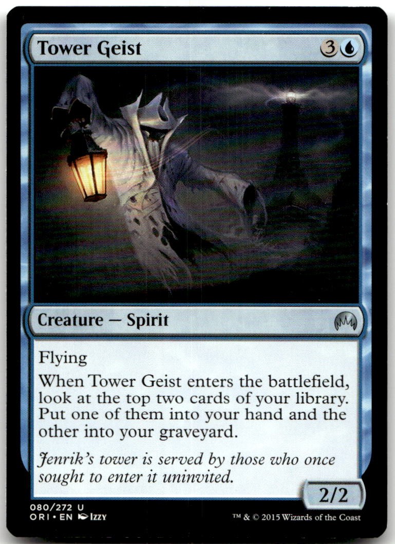 Tower Geist 80 Uncommon Magic Origins Magic: The Gathering Near Mint