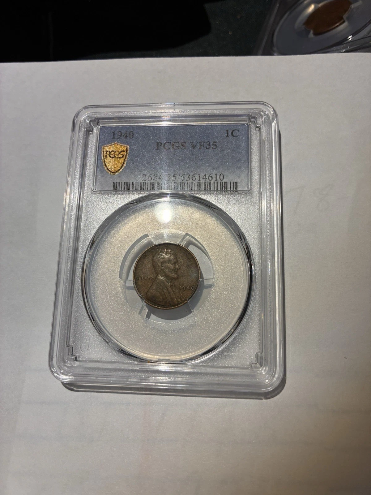 1940 Lincoln Wheat Penny PCGS VF35 Graded Coin