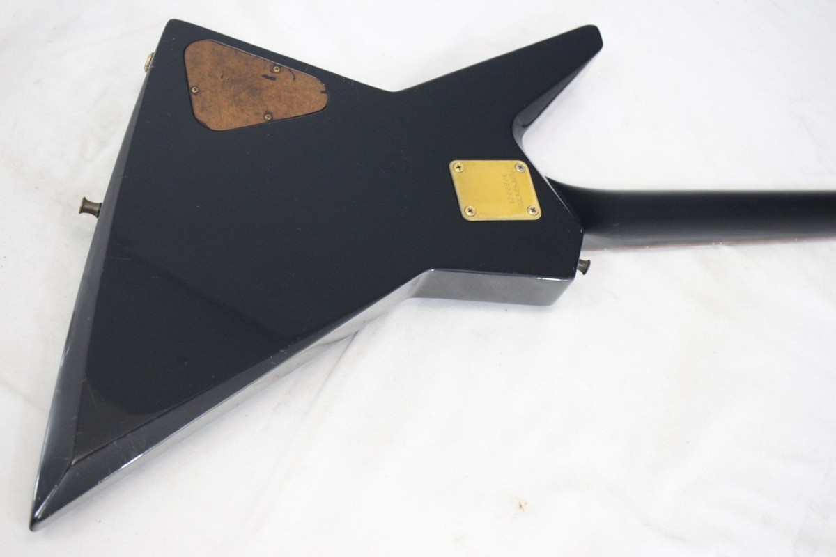 FERNANDES) Used 80s BXB-75 Black MIJ Explorer Bass 3.8kg Made in