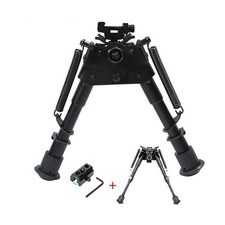 6-9 Inch Adjustable Bipod Aluminum Foldable 20mm Picatinny Mount