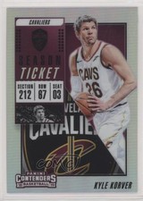 2018 Contenders Season Ticket Premium Edition Silver Prizm Kyle Korver #84 fm0