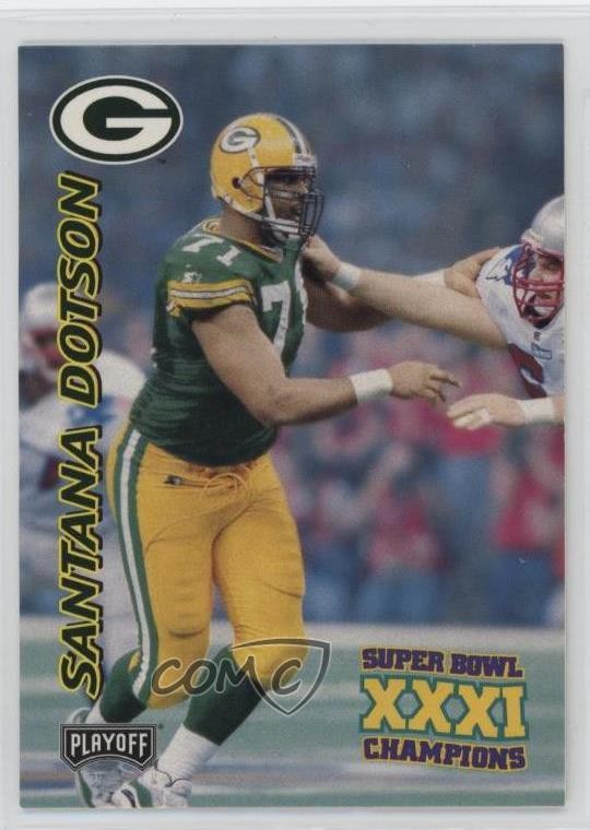 1997 Playoff Green Bay Packers Super Sunday Box Set Santana Dotson #22 1gl2