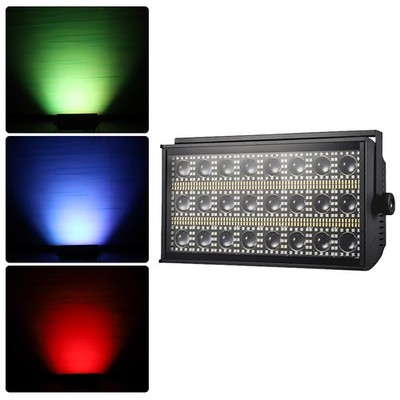 24x3W RGBW 4in1 LED Stormy Strobe Beam Wash Light DMX512 for Stage Dj Bar