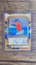 2026 Donruss Baseball TREY SNYDER 4/10 AUTO SIGNATURE SERIES Mets #SS-TS