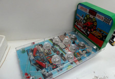 VINTAGE BATTERY OPERATED MODEL GRAND PRIX PINBALL GAME IN BOX OLD SCHOOL RETRO