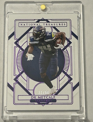Panini National Treasures 2021 DK Metcalf #86 Purple 31/50 Seahawks