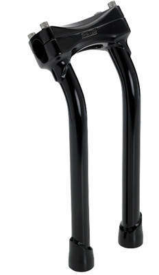Biltwell Inc. - 6414-201-12 - O/S Murdock Riser, 12in. - Black