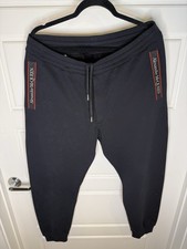 Alexander McQueen Men's Camp Jogger Sweatpants Size Medium Black