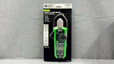 Commercial Electric TRUE RMS AC/DC Clamp Meter with Flashlight 1012 066 023 NEW!