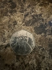 BEATRICE POTTER TOM KITTEN 50 P COIN 2017 CIRCULATED FIFTY PENCE FREE POSTAGE