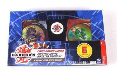 Bakugan Battle Brawlers Card Power House Booster Premium Pyrus Sealed Box