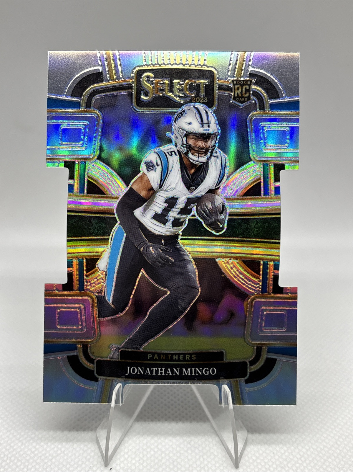 2023 Panini Select - Concourse Silver Prizm Die-Cut #16 Jonathan Mingo (RC)