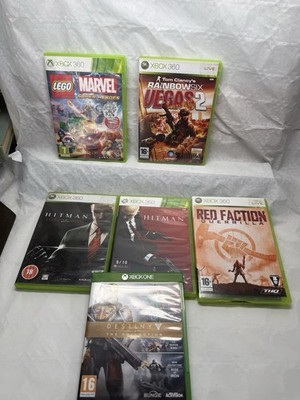 Xbox 360 One Spiele Konvolut Hitman Lego Marvel Red Faction Rainbow Six Destiny Lot