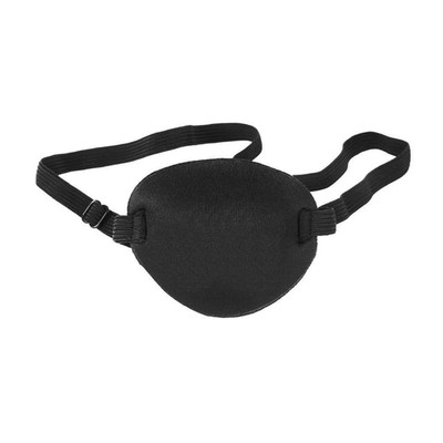 Eye Patch for Adults   Soft Black Eyepatch for Pirate Costume, Cosplay, Hallowee