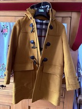 Burberry's Wool Yellow Size S / 36/8 14Y DuffleCoat Burdys Jacket
