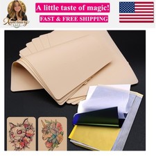 Tattoo Practice Skins with Transfer Paper - 30Pcs Fake Skin and Stencil Paper...