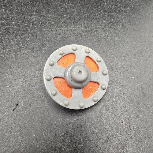 Vintage 1982 MOTU He-Man Shield Accessory Part Authentic Taiwan Orange