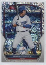 2023 Bowman Chrome Prospects Speckle Refractor 69/299 Yeiner Fernandez s3g