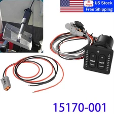 for Lenco 15170-001 Single Actuator LED Indicator Trim Tab Switch Kit W/ Pigtail