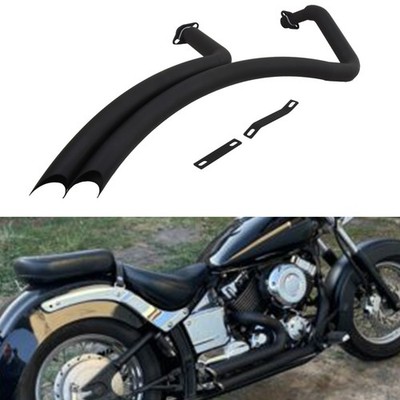 For Honda Shadow Spirit Aero VT750C ACE 750 Black Exhaust Pipe Systems Fit