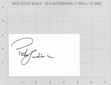 Peter Hedblom Hand Signed White Card Golf Open Autograph Signature + COA