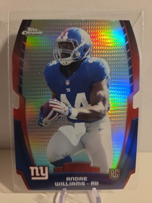 2014 TOPPS CHROME FOOTBALL ROOKIE DIE-CUT ANDRE WILLIAMS #CRDC-AW