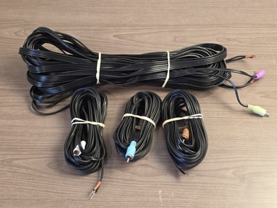 GENUINE Bose Cube RCA Speaker Cables Set Of 5 Lifestyle/Acoustimass