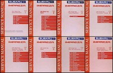 2001 Subaru Impreza Shop Manual 8 Volume Set Original Dealer Repair Service