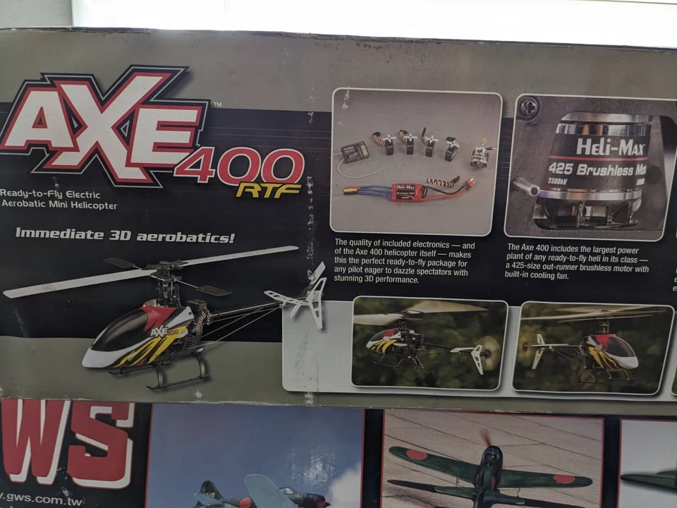 Heli-Max AXE 400 RFT with Radio - Image 3 of 4