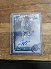 2022 Bowman Federico Polanco Atomic Auto /100 1st - Marlins