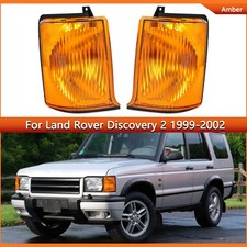 Amber Lens Front Corner Indicator Lights For Land Rover Discovery 2 1999-2002 Amber Lens Front Corner Indicator Lights For Land Rover Discovery 2 1999-2002