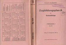 Zugbildungsplan A ZpAR Winter 1981 digital