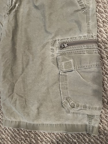 2 Kuhl Men's Shorts Large Brown KuhlDry DuraKuhl Cargo Flat Front - Picture 16 of 23