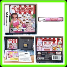 🍪 RARE Cookie Shop: Create Your Dream Shop Nintendo DS TOYS R US ✅ CIB ✅ TESTED