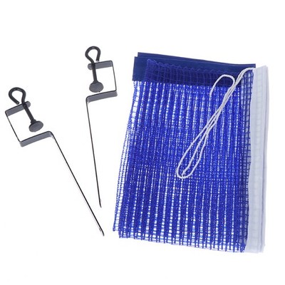 Portable Table Tennis Net Post Clamp Stand Holder Set Pong Replacement Mesh OY
