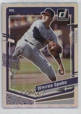 2023 Panini Donruss Career Stat Line 253/363 Warren Spahn #237 HOF 02v3