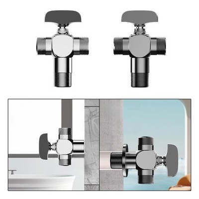 Stecker Union Drehung 3 -Wege Multifunktional T -Adapter mit Absperrventil