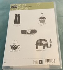 Stampin' Up Patterned Occasions Rubber stamp set New Mixed Themes