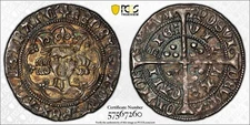1422 - 30 Great Britain Henry VI Silver Groat S-1836 Calais - PCGS  AU55