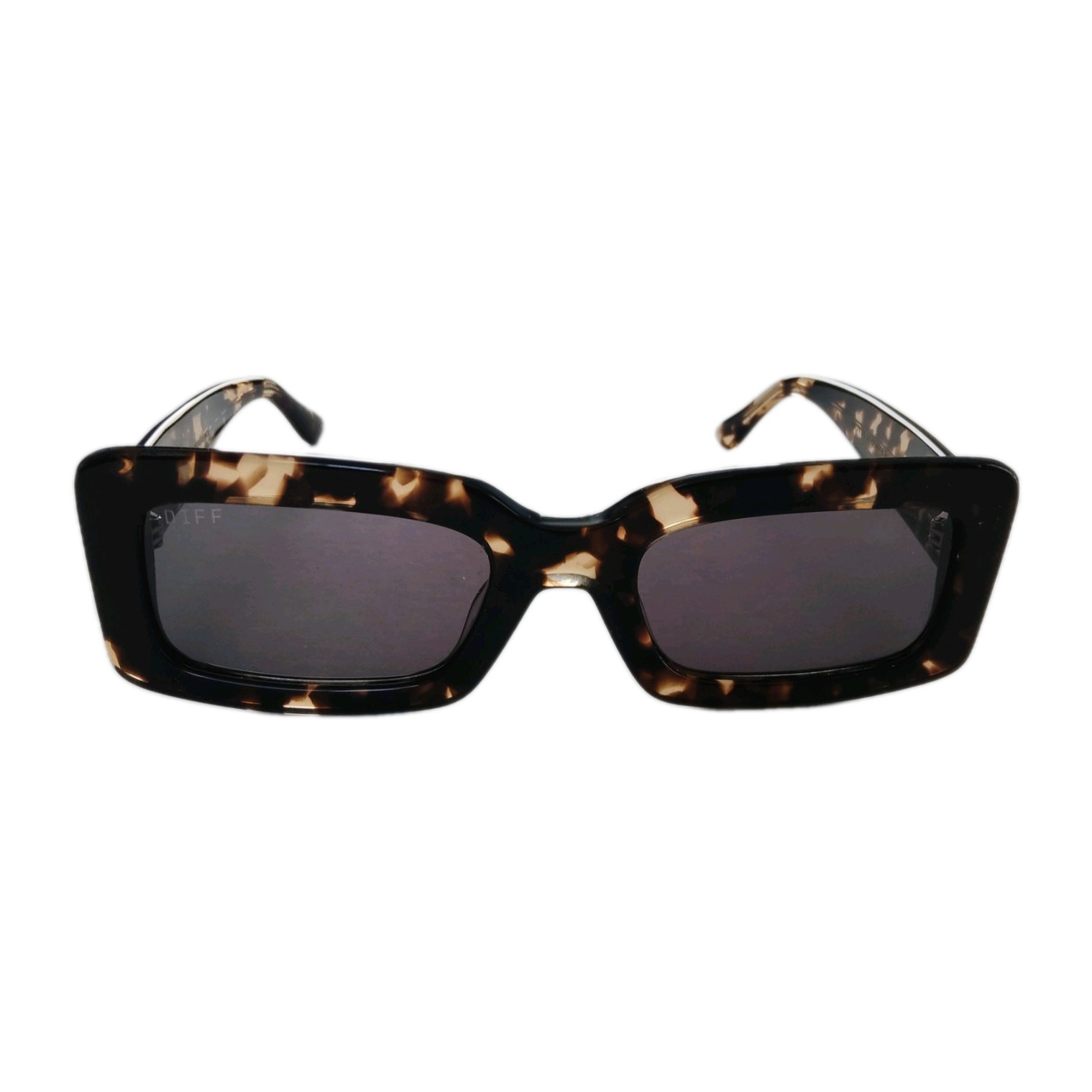 Diff Tortoise Shell Rectangular Sunglasses. 51-23… - image 3